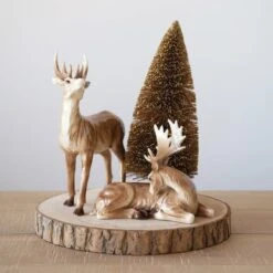 Hello Honey® 12" Golden Sisal Bottle Brush Tree Décor 6 Hello Honey® 12" Golden Sisal Bottle Brush Tree Décor -Northlight Sale Store D758751S 2