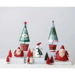 Hello Honey® Red Hand-Painted Canvas Santa Decoration -Northlight Sale Store D758752S 3