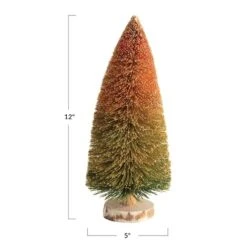 Hello Honey® 12" Multicolor Ombre Sisal Bottle Brush Tree Décor 7 Hello Honey® 12" Multicolor Ombre Sisal Bottle Brush Tree Décor -Northlight Sale Store D758753S 3