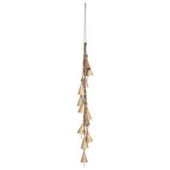 Hello Honey® Antique Brass Finish Hanging Metal Bell Cluster -Northlight Sale Store D758773S 1 1