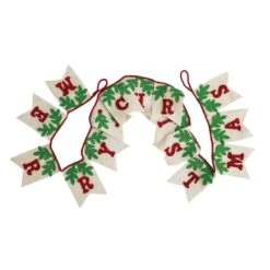 Hello Honey® 6ft. Wool Merry Christmas Pendant Banner -Northlight Sale Store D758774S 6