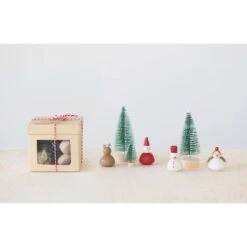 Hello Honey® Christmas Garden Kit With Hand-Painted Wood Figures -Northlight Sale Store D758787S 3