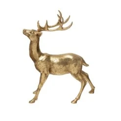 Hello Honey® 14.5" Decorative Gold Standing Deer Figurine