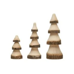 Hello Honey® 6.5" Natural Hand-Carved Wood Tree -Northlight Sale Store D758807S 1