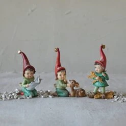 Hello Honey® 5.75" Elf With Fawn & Jingle Bell -Northlight Sale Store D758832S 2