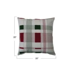 Hello Honey® Red & Green Plaid Pillow -Northlight Sale Store D758847S 3