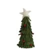 Hello Honey® 11.5" Handmade Wool Felt Tree With Star & Pom Poms