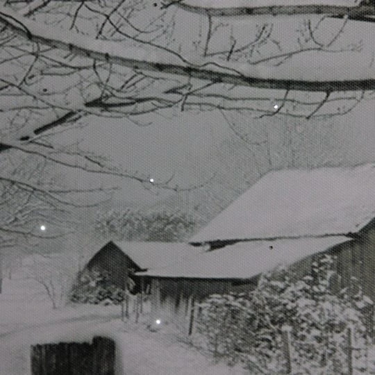 Northlight Snowy Winter Cabin Fiber Optic Lighted Canvas Wall Art 3 Northlight Snowy Winter Cabin Fiber Optic Lighted Canvas Wall Art - Image 3