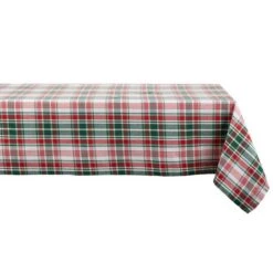 DII® Yuletide Plaid Tablecloth